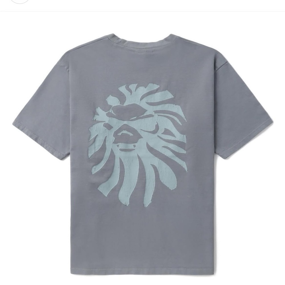 NWT BAPE Black Bathing Ape Tonal Mad Face Tee Shirt Gray Grey S